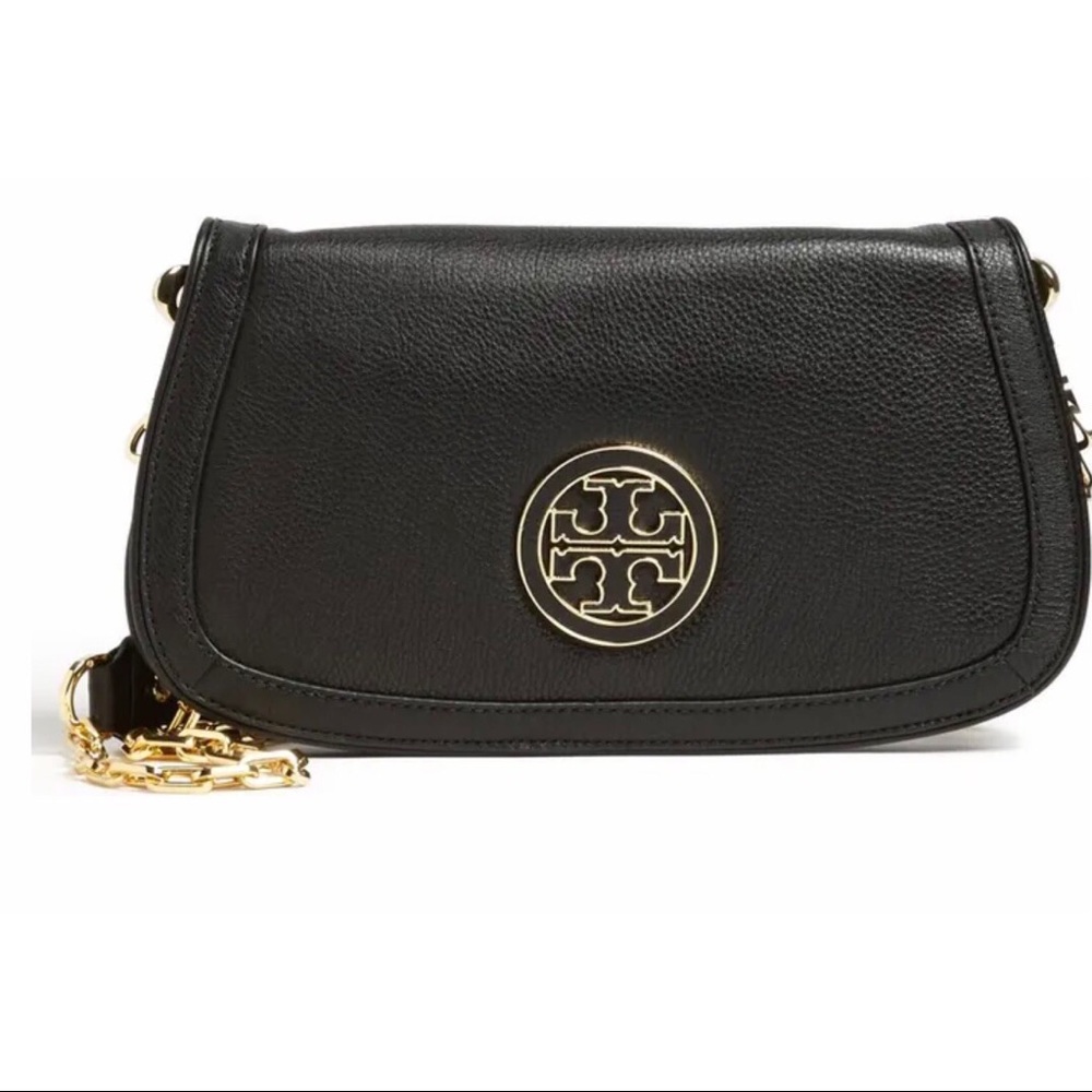 Tory Burch Black Leather Crossbody Bag